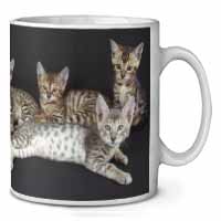 Bengal Kittens Posing for Camera Ceramic 10oz Coffee Mug/Tea Cup