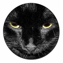 Gorgeous Black Cat Fridge Magnet Printed Full Colour