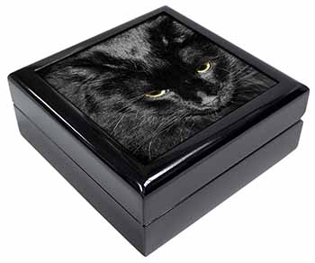 Gorgeous Black Cat Keepsake/Jewellery Box