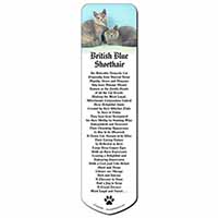 British Shorthair Cats Bookmark, Book mark, Printed full colour