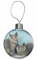 British Shorthair Cats Christmas Bauble