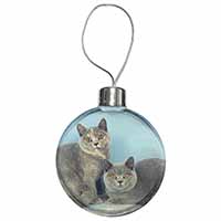 British Shorthair Cats Christmas Bauble