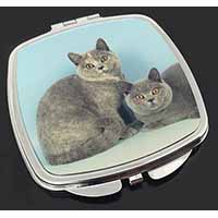 British Shorthair Cats Make-Up Compact Mirror