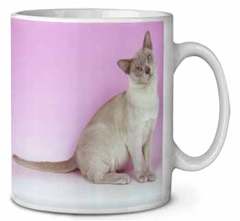 Lilac Burmese Cat Ceramic 10oz Coffee Mug/Tea Cup