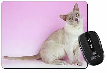 Lilac Burmese Cat Computer Mouse Mat