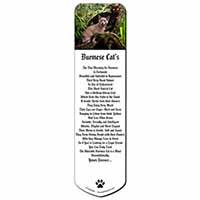 Burmese Cats Bookmark, Book mark, Printed full colour