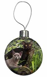 Burmese Cats Christmas Bauble