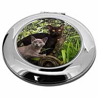 Burmese Cats Make-Up Round Compact Mirror