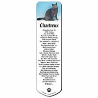 Blue Chartreax Cat Bookmark, Book mark, Printed full colour