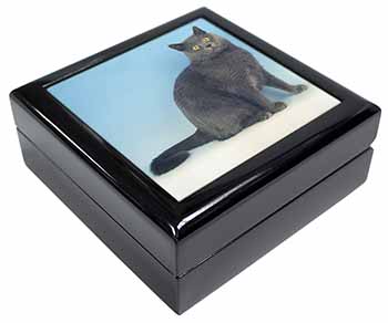 Blue Chartreax Cat Keepsake/Jewellery Box