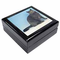 Blue Chartreax Cat Keepsake/Jewellery Box