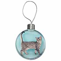 Egyptian Mau Cat Christmas Bauble