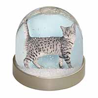 Egyptian Mau Cat Snow Globe Photo Waterball