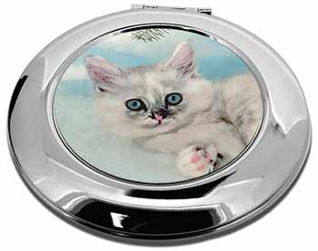 Tiffanie Kitten, Tiffany Cat Make-Up Round Compact Mirror