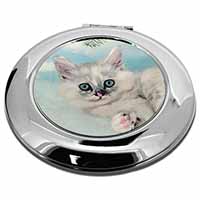 Tiffanie Kitten, Tiffany Cat Make-Up Round Compact Mirror