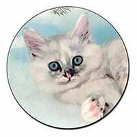 Tiffanie Kitten, Tiffany Cat Fridge Magnet Printed Full Colour