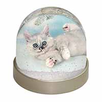Tiffanie Kitten, Tiffany Cat Snow Globe Photo Waterball