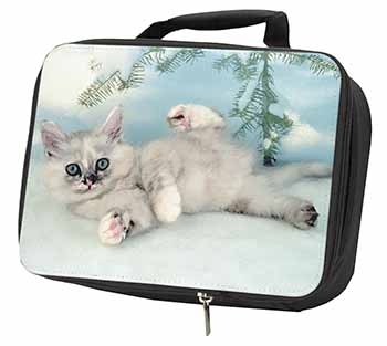 Tiffanie Kitten, Tiffany Cat Black Insulated School Lunch Box/Picnic Bag