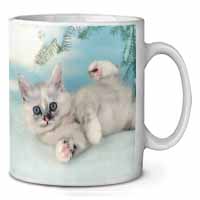 Tiffanie Kitten, Tiffany Cat Ceramic 10oz Coffee Mug/Tea Cup