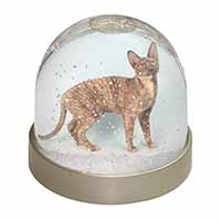 Cornish Rex Cat Snow Globe Photo Waterball