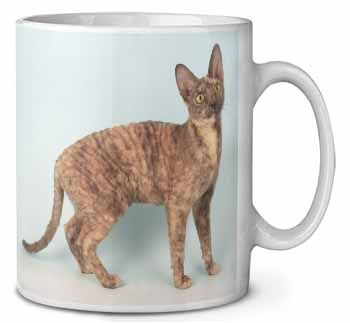 Cornish Rex Cat Ceramic 10oz Coffee Mug/Tea Cup