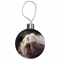 Cat in Ecstacy Christmas Bauble