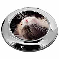 Cat in Ecstacy Make-Up Round Compact Mirror