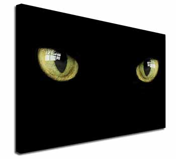 Black Cats Night Eyes Canvas X-Large 30"x20" Wall Art Print