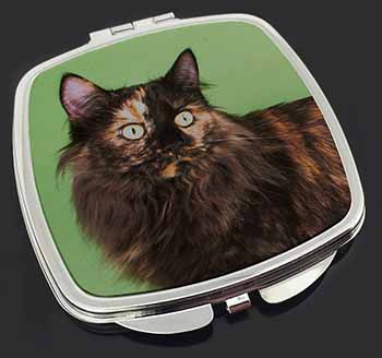 Tortoiseshell Maine Coon Cat Make-Up Compact Mirror