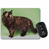 Tortoiseshell Maine Coon Cat Computer Mouse Mat