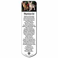Abyssinian Cats by Poppies Bookmark, Book mark, Printed full colour