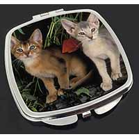 Abyssinian Cats by Poppies Make-Up Compact Mirror