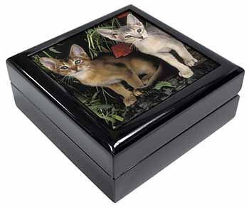 Abyssinian Cats by Poppies Keepsake/Jewellery Box