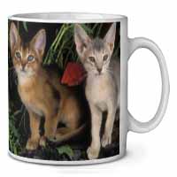 Abyssinian Cats by Poppies Ceramic 10oz Coffee Mug/Tea Cup