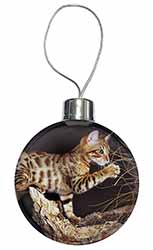 A Gorgeous Bengal Kitten Christmas Bauble