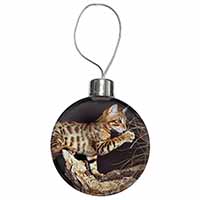 A Gorgeous Bengal Kitten Christmas Bauble