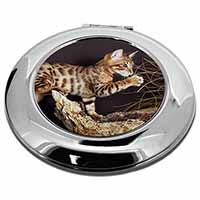 A Gorgeous Bengal Kitten Make-Up Round Compact Mirror