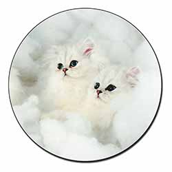 White Chinchilla Kittens Fridge Magnet Printed Full Colour