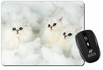 White Chinchilla Kittens Computer Mouse Mat