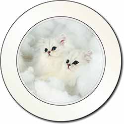 White Chinchilla Kittens Car or Van Permit Holder/Tax Disc Holder