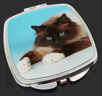 Beautiful Birman Cat Make-Up Compact Mirror