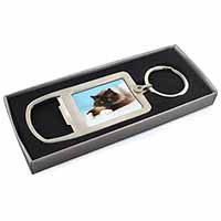 Beautiful Birman Cat Chrome Metal Bottle Opener Keyring in Box