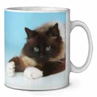 Beautiful Birman Cat Ceramic 10oz Coffee Mug/Tea Cup