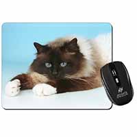 Beautiful Birman Cat Computer Mouse Mat