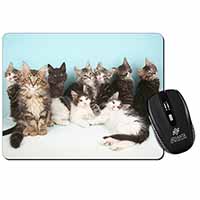 Cute Norwegian Forest Kittens Computer Mouse Mat