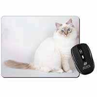 Beautiful Birman Cat Computer Mouse Mat