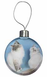 Gorgeous Birman Cats Christmas Bauble