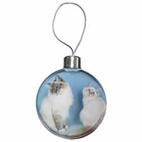 Gorgeous Birman Cats Christmas Bauble