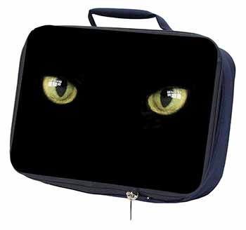 Black Cats Night Eyes Navy Insulated School Lunch Box/Picnic Bag