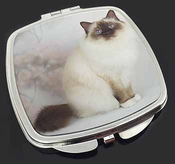 Birman Cat Make-Up Compact Mirror